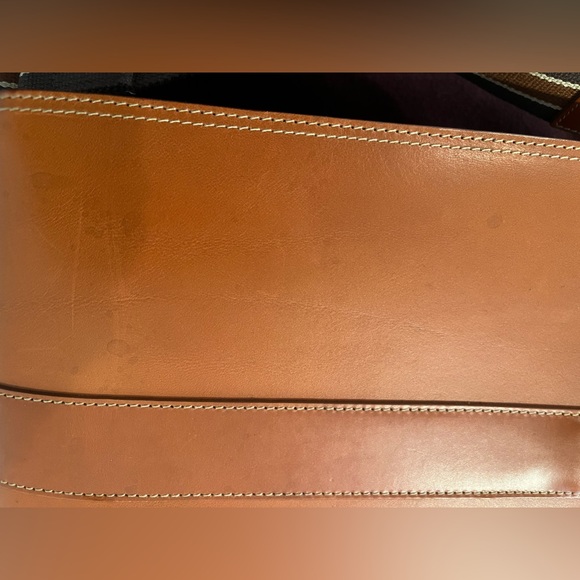 Mulberry large briefcase in cognac leather - Picture 9 of 13